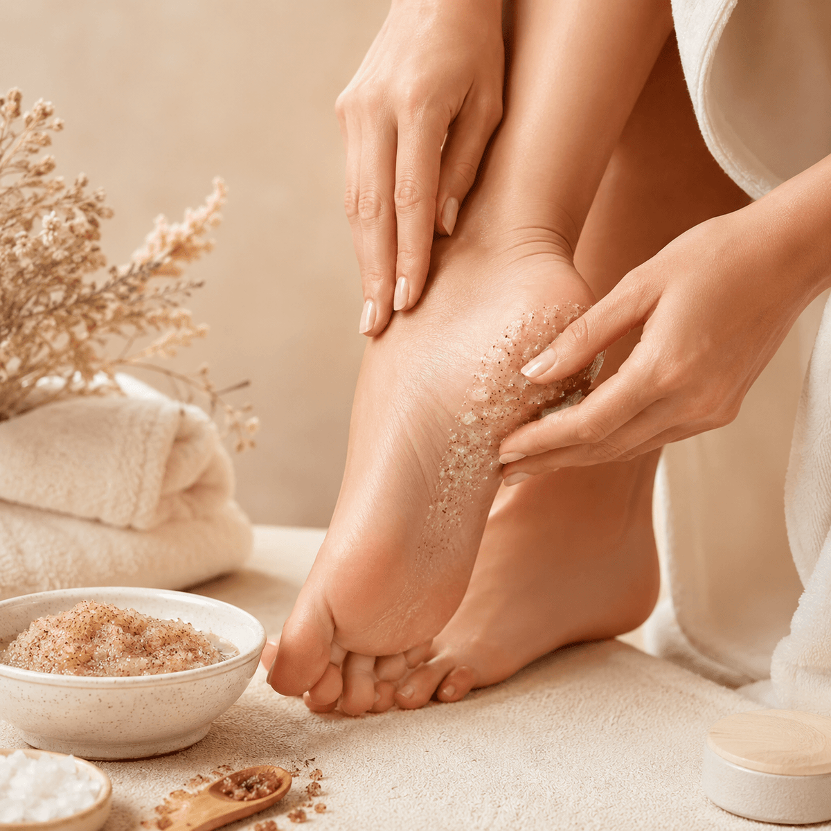 Contribuie la îndepărtarea celulelor moarte și la o mai bună absorbție a ingredientelor hidratante
