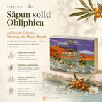 Săpun solid Obliphica, cu Ulei de Cătină și Minerale din Marea Moartă