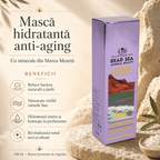 Mască de față hidratantă, anti-îmbătrânire, cu minerale din Marea Moartă