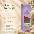 Mască de față hidratantă, anti-îmbătrânire, cu minerale din Marea Moartă