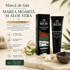 Mască de Față cu Nămol din Marea Moartă și Aloe Vera