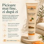 Tratament anti-crăpături pentru picioare cu Ulei de Morcov și Minerale din Marea Moartă